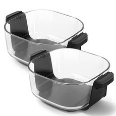 코렐 일렉 바사칸 에어프라이어 용기2개, 2개, 1.5L