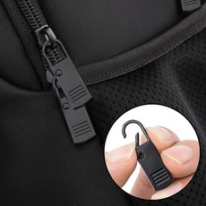 만능 셀프 교체 수선 지퍼고리 지퍼손잡이 만능지퍼손잡이 만능지퍼고리, 1개, 블랙