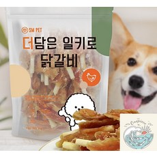 밀짚모자 상단 더담은 일키로 닭갈비 1kg 애견수제껌 간식 애견간식
