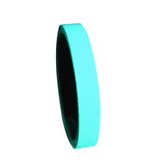 夜光螢光防水膠帶汽車改裝貼紙：高亮度發光警示，DIY舞台派對裝飾反光膠帶, 藍綠,寬1.5cm x長3m, 1個