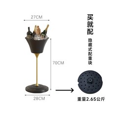 유럽식 콘솔 화분받침대 미니 북유럽 슬림 현관 엔틱 거실 장식장, 블랙골드(27x70cm)