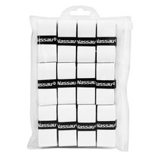 낫소 테니스 라켓 오버그립 12개입 라켓그립, 화이트, 1세트