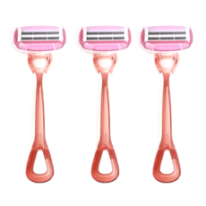 도루코 여성용 이브 모이스쳐 바디 제모 면도기 다리털 겨드랑이털