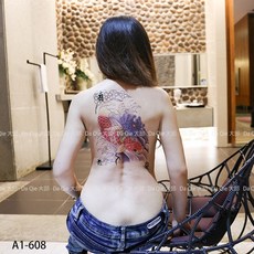 大邱紋身貼紙 鬼頭半甲防水 T06A 組合包, 1個, A1小滿背601