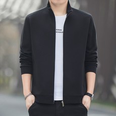 時尚開衫衛衣 潮流百搭大碼外套 休閒運動立領衛衣