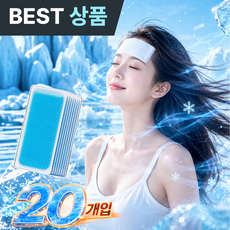 온해인 여름 쿨링패치 휴대용 아이스 쿨패치, 20개