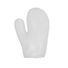 Jolly Shop 蜂巢專利煥膚纖女手套 TPU環保材質 去角質 沐浴手套, 白, 1個