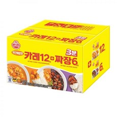[코스트코]오뚜기 3분 카레 & 짜장200g x 12 + 200g x 6, 6세트, 200g