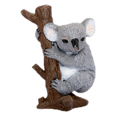 제트피규어 코알라 피규어 야생 동물 농장 장난감 모형, 1개