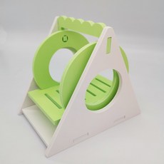 倉鼠鞦韆 彩色生態板寵物玩具, 綠色, 1個