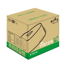 I좋은아침I 물에 잘녹는 점보롤 화장지 2겹 천연펄프/무형광 절약형 16롤, 1개, 1롤