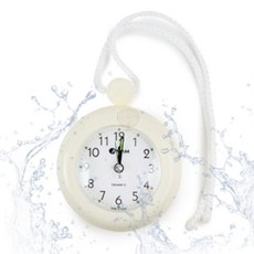 끈방수시계 화장실용, 아이보리