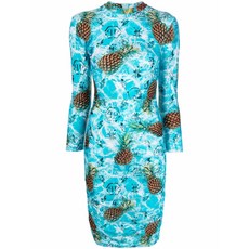 필립플레인 파인애플 스카이 쇼트 드레스