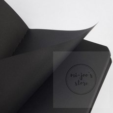 미주니상점 검정속지 공책 북