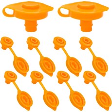 XJVSS 0 PCS 캔 구 캡 플라스틱 칼라 저그 커버 교체 대부분의 자동차 액세서리용 누수 방지 주입 노즐 개스킷