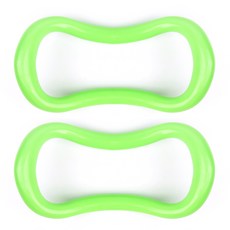 뮤트 요가링 종아리 하드타입 1+1, 베이비그린, 2개