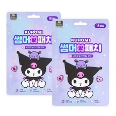 쿠로미 썸머향패치 시트로넬라 스티커 날벌레 기피제, 2개, 10.8g