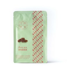 淳粹堅果 低溫烘焙原味碧根果 無加糖 無調味 無防腐劑 營養豐富的點心零嘴, 1個, 輕巧包 80g