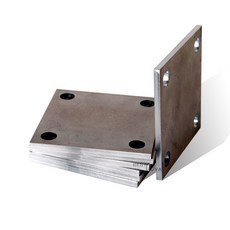 베스트공구야 스틸 베이스판 200 x 200 x 6T 국산 / 베이스플레이트 플레이트판 철골작업, 1개