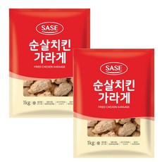 사세 순살 치킨가라게 1KX10 식당용 오징어 안주, 1kg, 2개