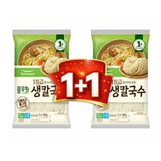 풀무원 간편하게사용하는 생칼국수(3~4인분) 탱글한식감 1+1세트메뉴, 1100g, 1세트