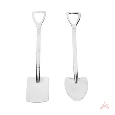 디저트 스푼 수저 브런치 스텐식기 미니 숟가락, 삼각삽