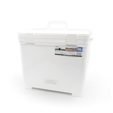Baseland 35L釣魚冰桶 - 保冷箱冰箱，戶外露營便攜式海釣必備, 白色, 1個, 20L