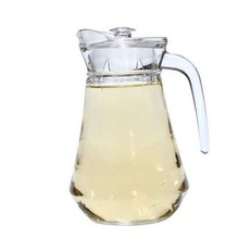 식당물병 러브아트 유리 물병 워터저그 카페 주스 우유병 1.3L, 본상품