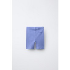 자라 ZARA 텍스처 골지 바이커 레깅스 - 블루 라벤더 4424529433 970621