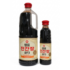 샘표 진간장 금F3 1.7L+500ml 1개, 1.7L