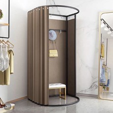 이동식 간이 피팅룸 프레임 공간구분 매장 활용도, 공식 표준, 3. 블랙락+브라운