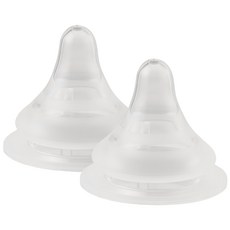 韓國MOTHER-K寬口防脹氣奶嘴2入裝 (SS/S/M/L/XL) - 寶寶奶瓶配件, 單孔型