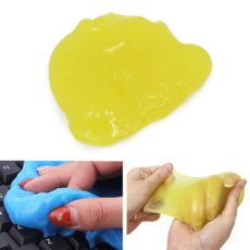 키보드 청소젤 자동차 창틀 리모컨 노트북 틈새 먼지 이물질 제거 끈끈이, 랜덤, 1개