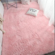 플러시 카펫 거실 장식 침실 복도 매트 미끄럼 방지 헤어 러그 침대 디자인