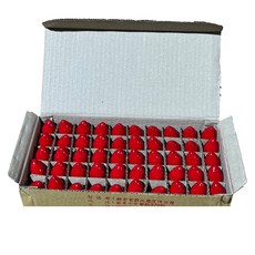 2W盒裝 紅光 鎢絲 神明燈 小 E12 燈泡, 1套, 紅色