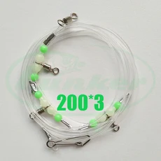 루커 피커렐 리그 발광 야광 바위낚시 사비키 헤어테일 배스, 08 200x3