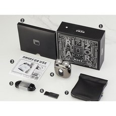 磁吸水洗迷你便攜充電式金屬剃鬍刀