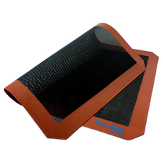 Bluedrop藍點 洞洞烤墊 透氣矽膠網格 黑色不沾烤網 餅乾麵包烘焙墊, 1個