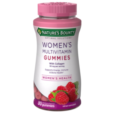 NATURE'S BOUNTY 女性綜合維他命軟糖 覆盆莓口味, 80顆, 1罐