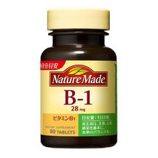 Nature Made 네이처메이드 B-1 비타민B1 [80정 40일분], 80정, 1개