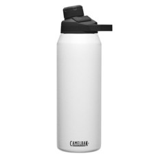 CamelBak 캐멀백 Chute Mag 946.4ml(32온스) 진공 단열 스테인리스 스틸 물병 여행 및 실외 사용 파스텔 퍼플_183108, White
