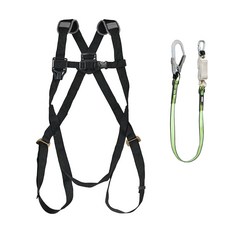 동명 전체식안전대 일반형 DMS-201 안전벨트 건설현장 추락방지 안전그네, ST웨빙싱글, 검정