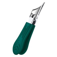 독일 기술 1/1+1 두꺼운 발톱깎이 대형 튀지않는 스테인레스 손톱깎이 내성 문제성 발톱깎기 전문가용 고급형 손톱깎이, 2개, 그린