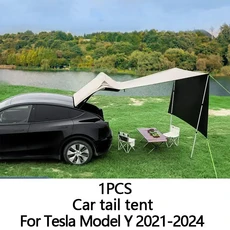 Goout Springhill 야외 캠핑 방수 텐트 액세서리 Kunlun 자동차 테일 커넥터 확장 SUV Tesla Ideal Car, 01 Black