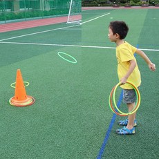 링 고리던지기 놀이 게임 유아체육교구 체육대회용품 링던지기 링게임, 블루1개