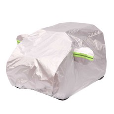 사륜 바이크 보호 덮개 방수 커버 방진 ATV 사발이, 1개, L 실버