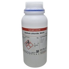 Nacl (Sodium chloride) 99.0% 1kg 염화나트륨 시약, 1개