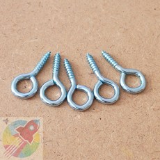 WZK 30개 원형고리 나사 30mm 텐트못 나사못