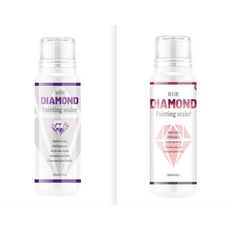 鑽石畫防脫膠加固膠 【3041人收藏】福星百貨 手工diy鑽石專用透明120ml快速鑽石膠繪畫拼圖密封膠, 1個, 120ml鑽石膠新舊包裝隨機發