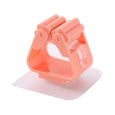 수납홀더 벽면부착 정리클립 청소도구걸이